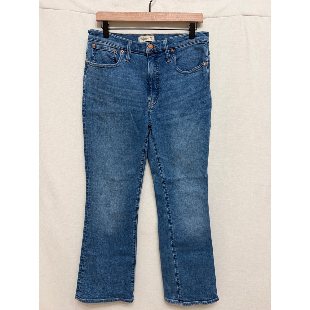 Madewell Cali Demi Boot High‎ Rise Crop Jeans Womens 30 Fall Denim